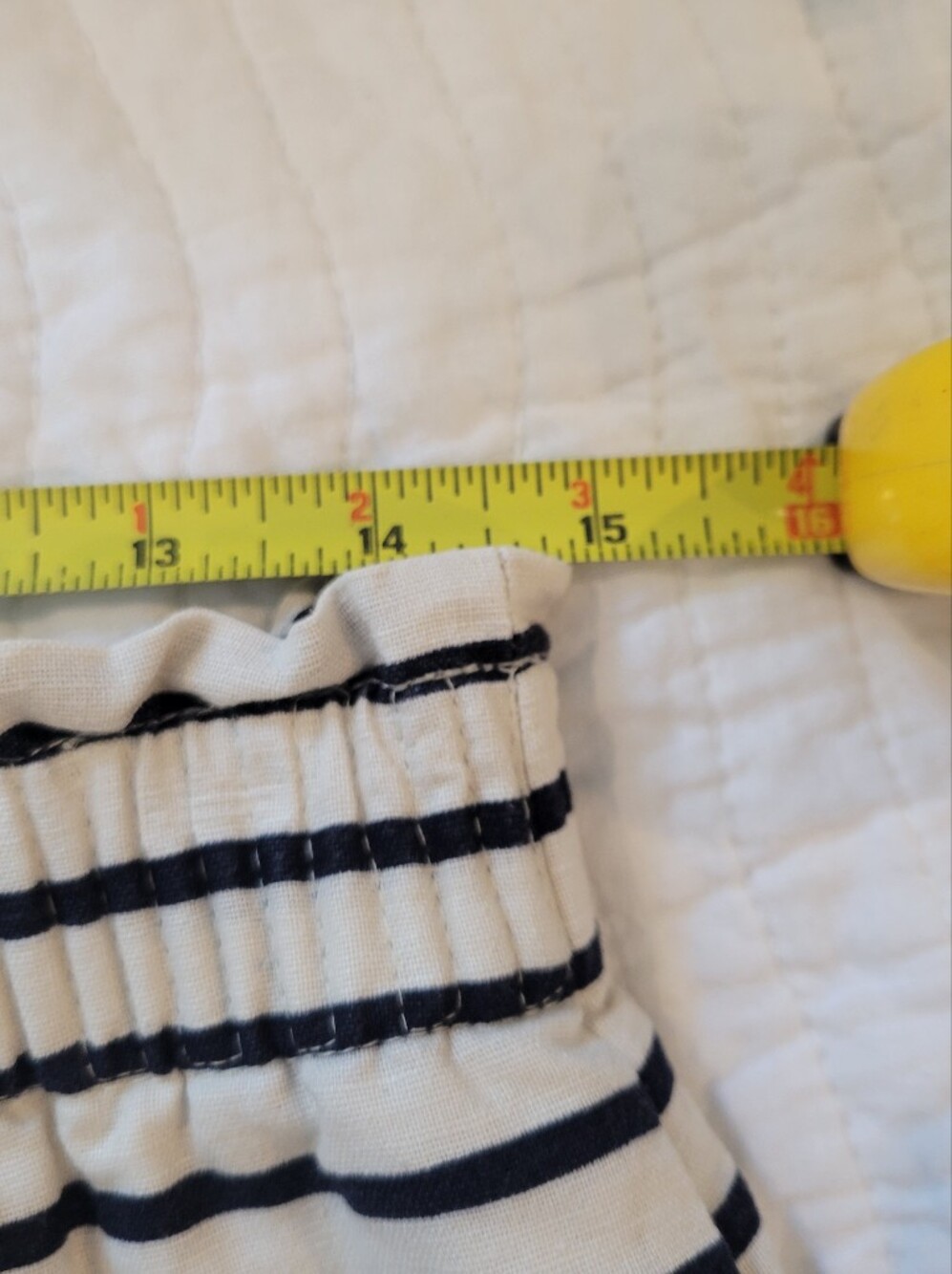 J. Crew Black & White Striped Elastic Waist Mini Skirt - Picture 5 of 6